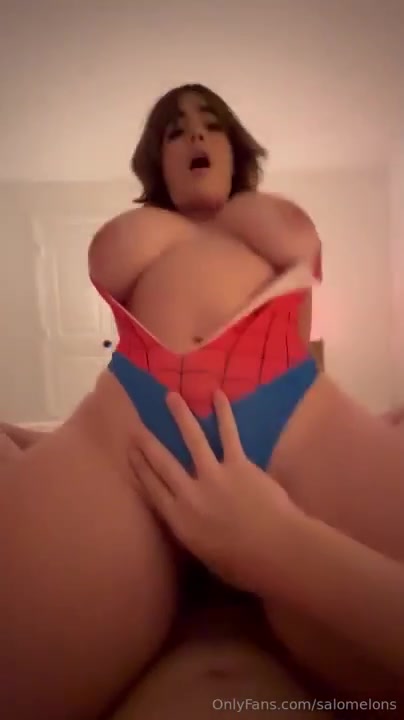 Salomelons Cosplay Spider-Woman And Fucked By Boyfriend